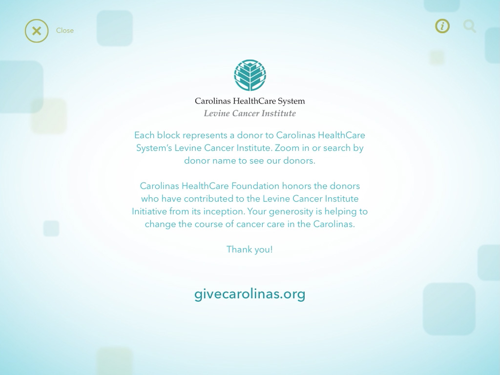 Levine Cancer Institute’s Donor App Screenshot #3